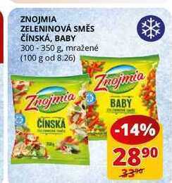 Flop Znojmia zeleninová směs čínská, baby 300-350 g nabídka