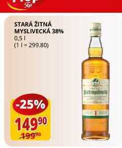 Stará žitná myslivecká 38% 0,5l