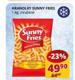 Flop Hranolky sunny fries 1 kg nabídka