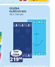 Osuška plážová mix 70 x 140 cm