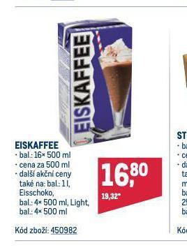 Makro Eiskaffee ledová káva nabídka
