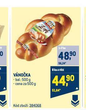 Makro Vánočka nabídka