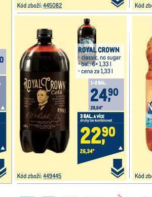 Makro Royal crown nabídka