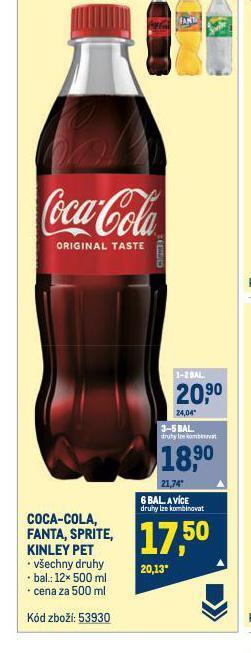 Makro Coca-cola nabídka