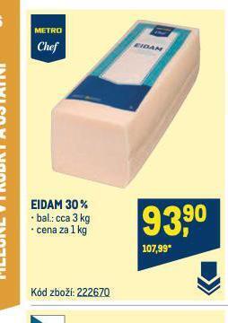 Makro Eidam sýr nabídka