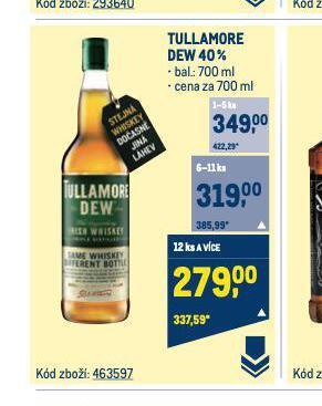 Makro Tullamore d.e.w. nabídka