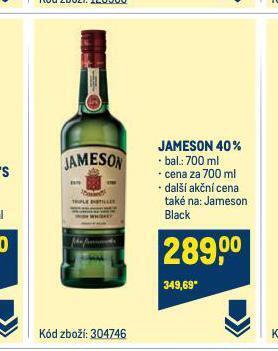 Makro Jameson nabídka