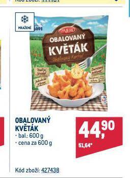Makro Obalovaný květák nabídka