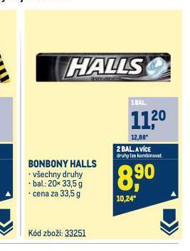 Makro Bonbony halls nabídka