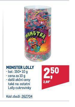 Makro Monster lolly nabídka