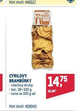 Makro Cyrilovy brambůrky nabídka