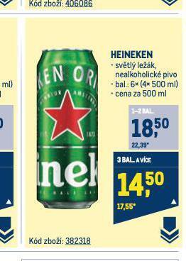 Makro Pivo heineken nabídka