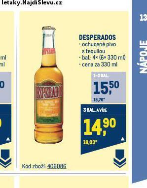 Makro Desperados nabídka