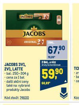 Makro Káva jacobs nabídka