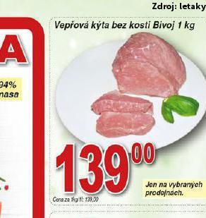 Hruška Vepřová kýta bez kosti nabídka