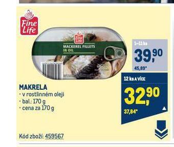 Makro Makrela nabídka