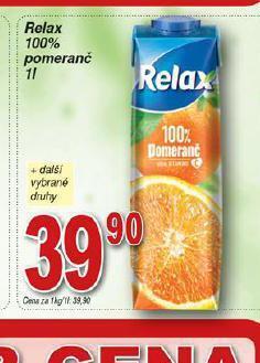 Hruška Relax 100% nabídka