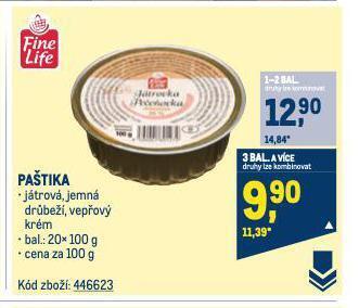 Makro Paštika nabídka