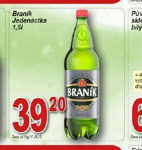 Hruška Pivo braník nabídka