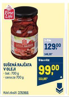 Makro Sušená rajčata v oleji nabídka