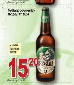 Hruška Pivo velkopopovický kozel nabídka