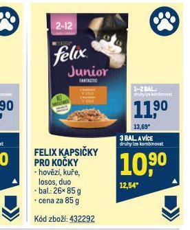 Makro Felix kapsičky pro kočky nabídka