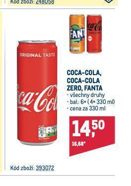 Makro Coca-cola nabídka