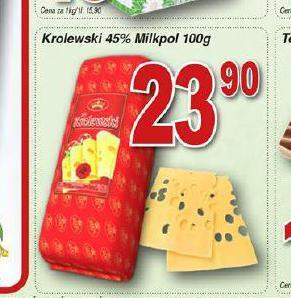 Hruška Krolewski sýr nabídka