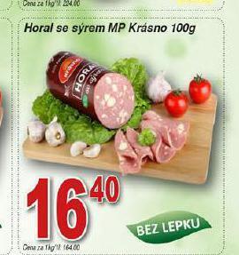 Hruška Horal se sýrem nabídka