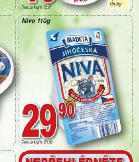 Hruška Niva sýr nabídka