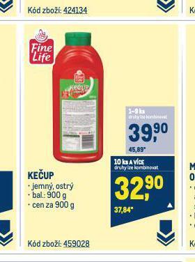 Makro Kečup nabídka
