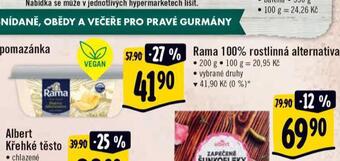 Albert Rama 100% rostlinná alternativa nabídka
