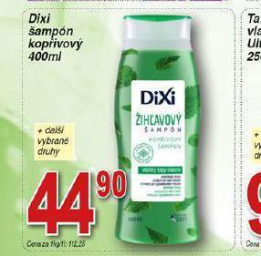 Hruška Dixi šampon nabídka