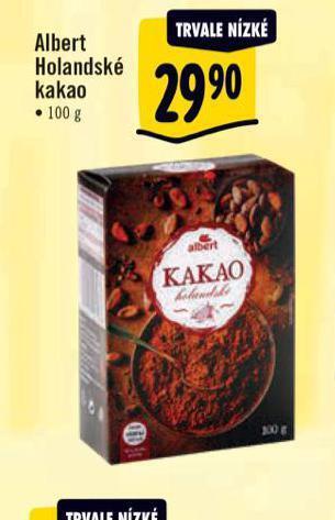 Albert Holandské kakao nabídka