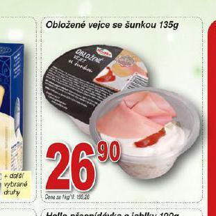 Hruška Obložené vejce se šunkou nabídka