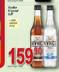 Hruška Vodka krystal nabídka