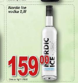 Hruška Nordic ice vodka nabídka