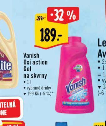 Albert Vanish oxi action na skvrny nabídka