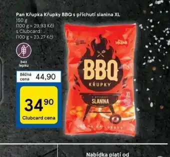 Tesco Pan křupky křupky bbq s příchutí slanina xl nabídka