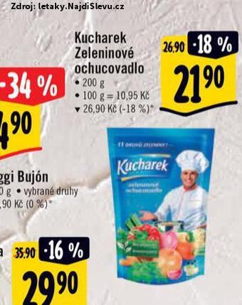 Albert Kucharek zeleninové ochucovadlo nabídka