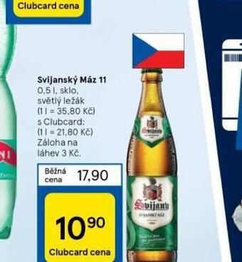 Tesco Pivo svijanský máz 11 nabídka