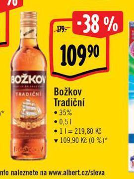 Albert Božkov tradiční nabídka
