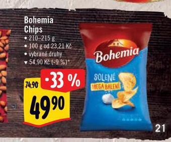 Albert Bohemia chips nabídka