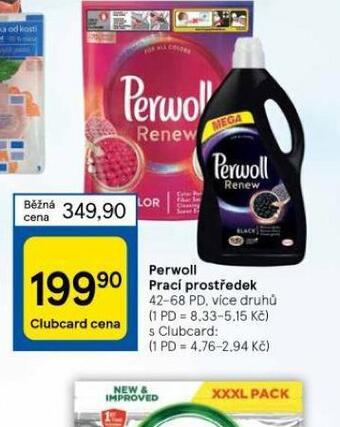 Tesco Perwoll speciální gel na praní nabídka