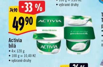 Albert Activia bílá nabídka