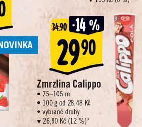 Albert Zmrzlina calippo nabídka