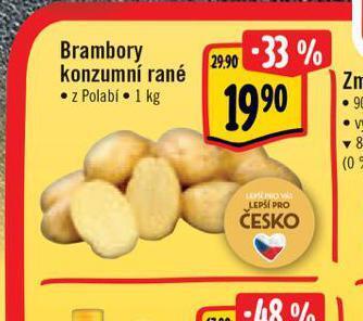 Albert Brambory konzumní rané nabídka