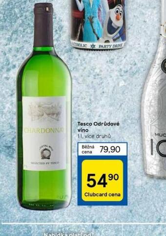 Tesco Tesco odrůdové víno nabídka