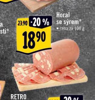 Albert Horal se sýrem nabídka
