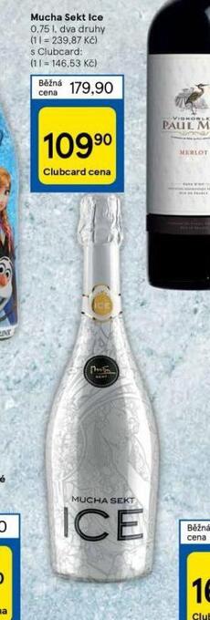 Tesco Mucha sekt ice nabídka
